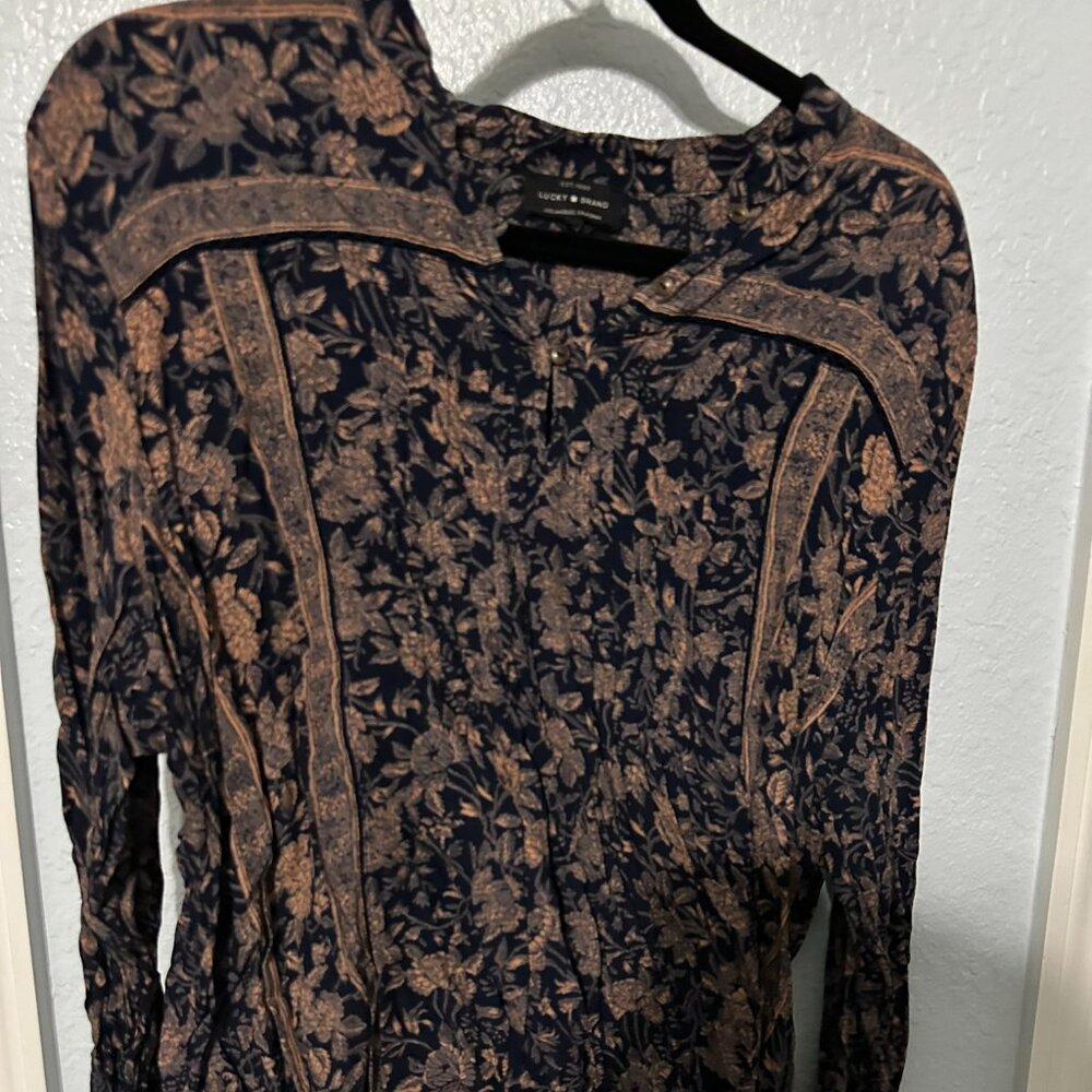 Lucky Brand Floral Blouse